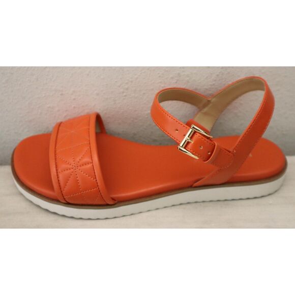 MICHAEL Michael Kors PV24K Women’s Sz 8M Orange Platform Slingback Sandals - Picture 8 of 15